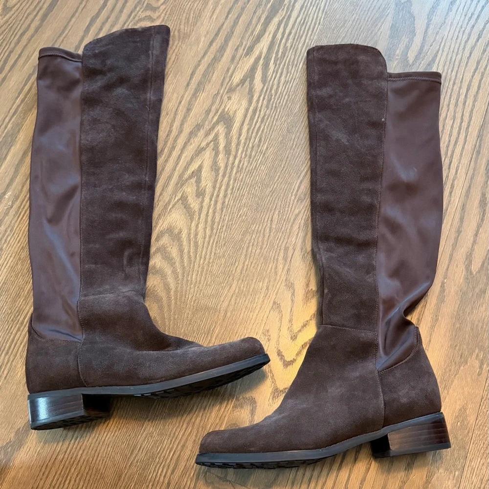 BLONDO Exclusive Brown Suede Waterproof Velma Boots